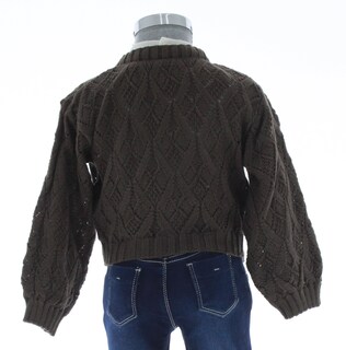 Foto 2 | Foto 2 | Suéter Para Niña Chicos Olé 3117 Cafe Elegante