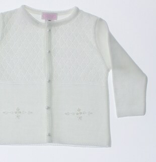 Foto 5 | Foto 5 | Sueter Niña Bebe Chicos Olé Tejido 3354 Color Blanco
