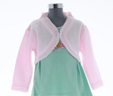 Foto 4 | Foto 4 | Suéter Tipo Bolero Para Niña Chicos Olé 3053 Rosa Elegante