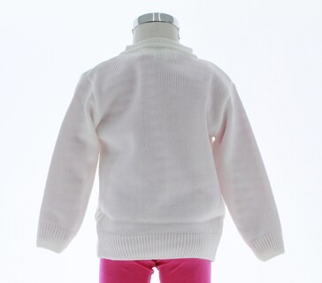 Foto 2 | Foto 2 | Suéter Para Niña Chicos Olé 3068 Blanco Elegante Tejido