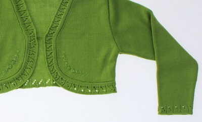 Foto 5 | Foto 5 | Suéter Para Niña Chicos Olé 3024 Verde Tejida Elegante