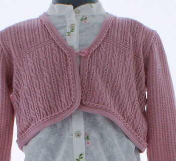 Foto 4 | Foto 4 | Suéter Para Niña Chicos Olé 3114 Rosa Elegante Con Detalle