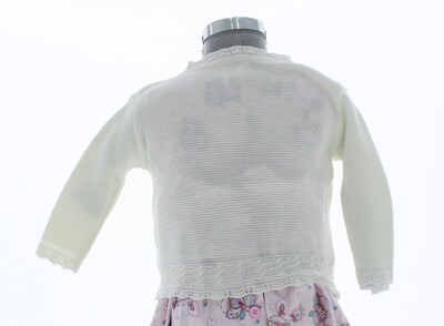Foto 2 | Foto 2 | Suéter Para Niña Chicos Olé 3045 Marfil Blanco Elegante