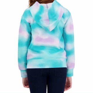 Foto 2 | Foto 2 | Sudadera Calvin Klein Zipper Hoodie Celeste para Niña