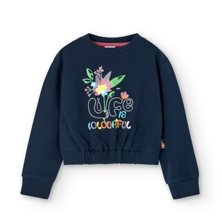 Foto 1 | Foto 1 | Sudadera Boboli Azul para Niña