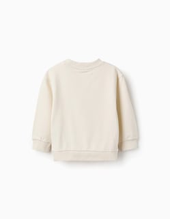 Foto 3 | Foto 3 | Sudadera Perchada con Bordados Zippy Blanca para Niña