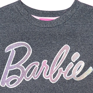 Foto 4 | Foto 4 | Sudadera Con Lentejuela En Mangas Y Malla, Estampado De Barbie