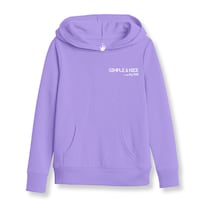 Sudadera Lila Morado Niña Con Gorro Simple And Nice