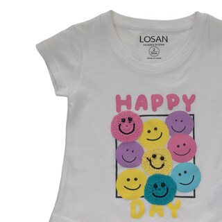 Foto 2 | Foto 2 | Playera Losan Happy Day para Niña