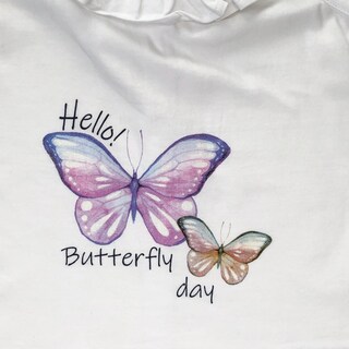 Foto 4 | Foto 4 | Playera Mariposa Losan Hello! Butterfly Day para Niña