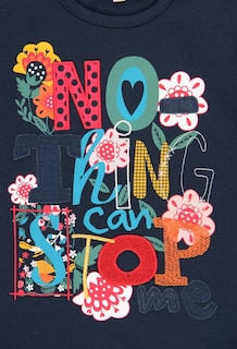 Foto 3 | Foto 3 | Playera De Punto Floral Para Niña Boboli