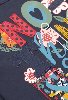 Foto 4 | Foto 4 | Playera De Punto Floral Para Niña Boboli