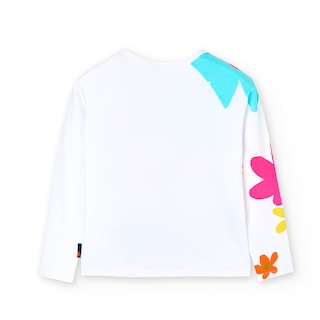 Foto 3 | Foto 3 | Playera Boboli Blanca para Niña