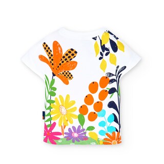 Foto 2 | Foto 2 | Playera Boboli Blanca para Niña