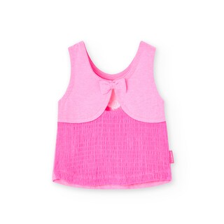 Foto 2 | Foto 2 | Playera Punto Combinado Flour Boboli para Niña