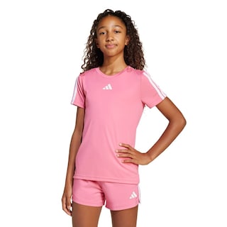 Foto 2 | Foto 2 | Jg Tr-es 3s Tee Adidas Rosa Niños