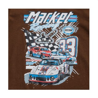 Foto 3 | Foto 3 | Playera Audaz Para Niño De Algodón Café Con Estampado De Autos De Carrera