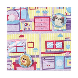 Foto 3 | Foto 3 | Playera Coqueta Para Niña De Algodón Amarillo Con Casa Interactiva