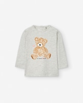 Playera Gris ''my Favorite Friend'' Para Bebé Niña Losan