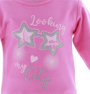 Foto 3 | Foto 3 | Playera Para Niña Chicos Olé 3523 Rosa Manga Larga