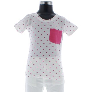 Foto 2 | Foto 2 | Playera Para Niña Chicos Olé 3972 Rosa Con Corazones