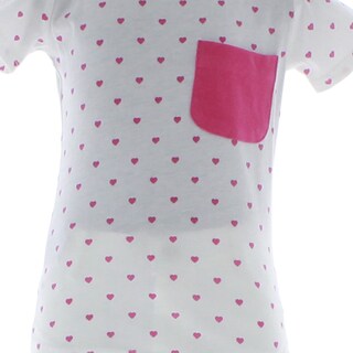 Foto 3 | Foto 3 | Playera Para Niña Chicos Olé 3972 Rosa Con Corazones