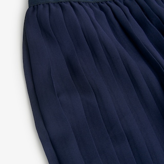 Foto 4 | Foto 4 | Pantalón Capri de Gasa Plisada Boboli Azul Marino para Niña
