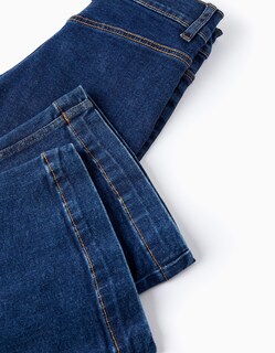 Foto 4 | Foto 4 | Pantalón Vaquero Para Niña Wide Leg Azul Oscuro Zippy
