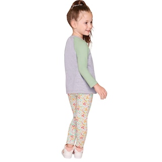 Foto 2 | Foto 2 | Leggins Estampados Ilusión 831 Blancos para Niña