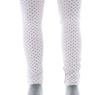 Foto 2 | Foto 2 | Leggings Para Niña Chicos Olé 3974 Blanco Con Corazones