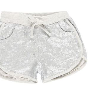 Foto 2 | Foto 2 | Short en Punto Boboli Plateado con Lentejuelas para Niña