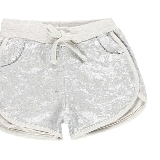 Foto 2 | Foto 2 | Short en Punto Boboli Plateado con Lentejuelas para Niña