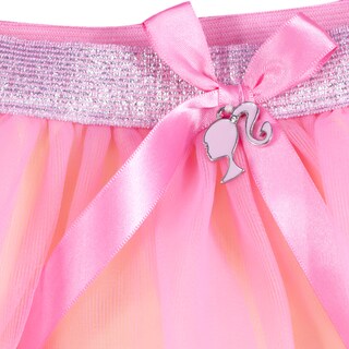 Foto 4 | Foto 4 | Falda con Bordado Barbie Rosa para Niña