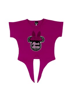 Foto 4 | Foto 4 | Conjunto Disney 2 Playeras + Short Minnie Mouse Multicolor para Niña