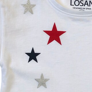 Foto 4 | Foto 4 | Conjunto De 2 Piezas Losan Estrellas Para Niña