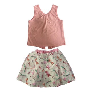 Foto 1 | Foto 1 | Conjunto Falda Kiss Internacional Rosa Mariposas