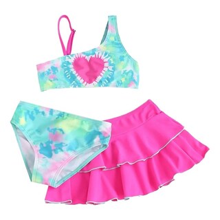 Foto 1 | Foto 1 | Conjunto de Traje de Baño con Falda Kiss Internacional Juego 3 Pzas color Rosa