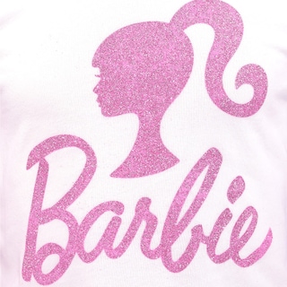 Foto 3 | Foto 3 | Conjunto De Blusa Y Falda Brillante Con Logo De Barbie Para Niña