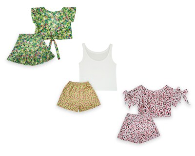 Foto 2 | Foto 2 | Pack De 3 Conjuntos Ropa Para Niña Verano Ocean Point Outfit Infantil Fresco Y Colorido