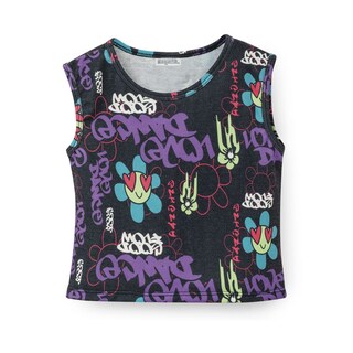 Foto 2 | Foto 2 | Conjunto Coqueta Para Niña De Algodón Multi Con Estampado Urbano