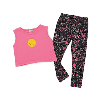 Foto 2 | Foto 2 | Conjunto Coqueta Para Niña De Algodón Multi Con Estampado Tipo Splash