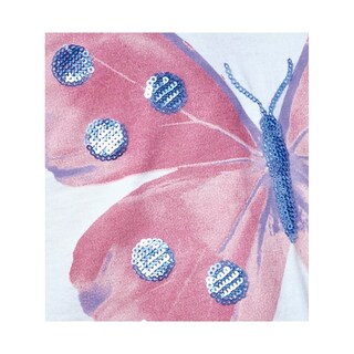 Foto 4 | Foto 4 | Conjunto Coqueta Para Niña De Algodón En Blanco Con Estampado De Mariposa