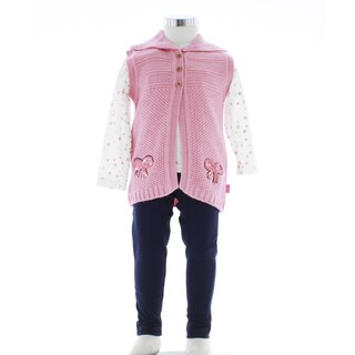 Foto 5 | Foto 5 | Conjunto Para Niña Chicos Olé 3639 Rosa Cómodo 3 Piezas