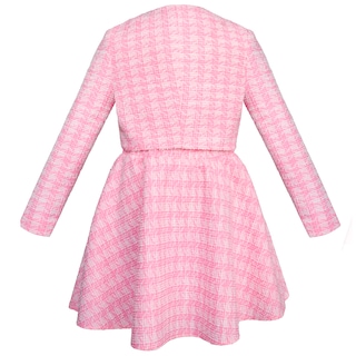 Foto 4 | Foto 4 | Conjunto Elegante Para Niñas Gerat Con Falda Blusa Y Saco Rosa
