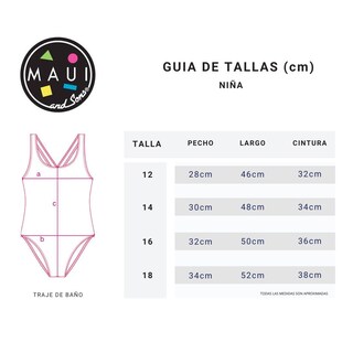 Foto 5 | Foto 5 | Traje De Baño Completo Para Niña Marca Maui And Sons