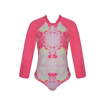 Traje De Baño Completo Manga Larga Para Niña Marca Maui And Sons