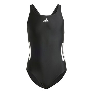 Foto 1 | Foto 1 | Traje De Natación C-back 3 Franjas Kids Adidas Negro Niños
