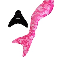 Cola De Sirena Para Niña Pink Camouflage Con Monoaleta