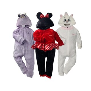 Foto 1 | Foto 1 | Kit 3 Mamelucos Disney Multicolor Marie / Minnie / Boo