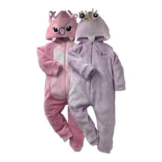 Foto 1 | Foto 1 | Kit 2 Mamelucos Disney Ángel y Boo Púrpura